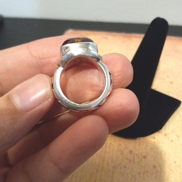 Lori Bonn 925 amber ring - Picture 6 of 11